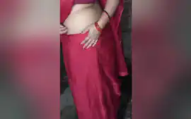 Red Colour Saree Is Removing Your Bhabhi