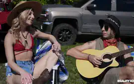 Partying In The Bush - Cheerleader Kait & Lucas Frost