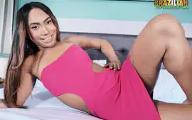 BRAZILIAN TRANSSEXUALS - Orgasm Queen Flamming Return