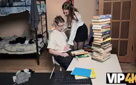 Big-titted Russian Tutor Knows How To Make Her Students 18+ Pass All ...
