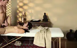 Massage loving babe pussyfucked by big cock