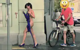 Captures Jeny Getting Stripped in Public