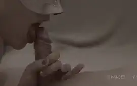 He Couldnt Bear It And Ejaculated Twice. The Sperm Was Very Thick