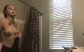 sexy girl, nice tits showers
