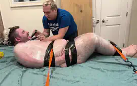 Philly: Diffy Mummified & Cums - Diffy & Matt
