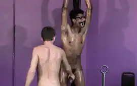 Naked Captive Flogged & Groped - DJ & CJ Connors