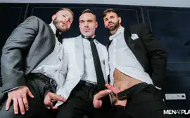 Threeway Celebration - MENatPLAY