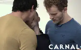 Asher Richards fucked hard by Reese Ridout and Dylan Tides