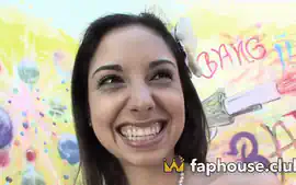 Sultry brunette's wild interview outdoor before ass fucking lovemakin...