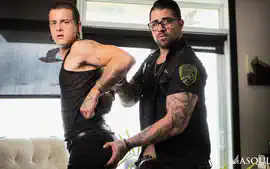 The Cop Wants In, Part 2 - Gay Bareback Video - Masqulin