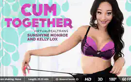 Kelli Lox,Sunshyne Monroe in Cum together - SexLikeReal Shemale