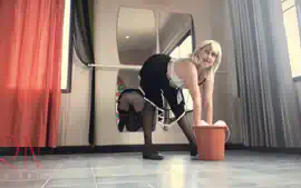 Wet Dress, Masturbation. Depraved Cleaning Cam 1