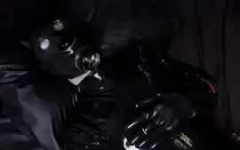 Horny Rubber Drone Staying Edged