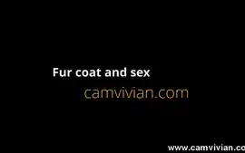 Fur Coat And Sex Boots Mean Some Exciting Solo Fun
