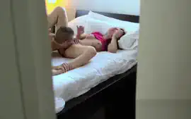 Spying on Aidra Fox from the closet