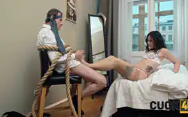 Sex Fever Of Latina Wife With A Stranger As A Dirty Gift For Her Hubb...