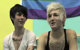 Emo Couple Go For It