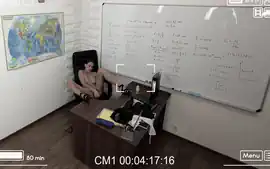The Guard Recorded On A Camera How I Masturbate And Published