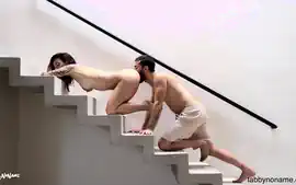 Tabby Noname In Vacation Stair Sex - Amazon, Rimming, Creampie Eating