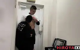 Hiroya Devours Delivery Guy Hayato And Collects His Milk