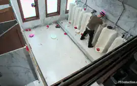 The Madri Gras Snatcher: Ts Vaniity Fucking In A Public Bathroom - Kink