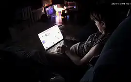 caught her masturbation