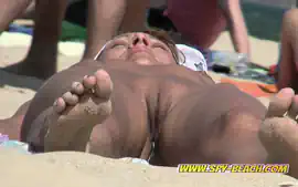 Nude Beach Exhibitionists CloseUp Video