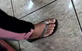candid brazilian feet