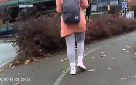Girls sexy and public