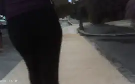 Exhib girl cum public