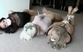 Sexy bondage fun . . .