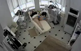 . Beauty salon, waxing pussy and ass Step mom