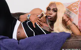 BLACK TGIRLS - Cache Wants To Be Nasty Playing With You