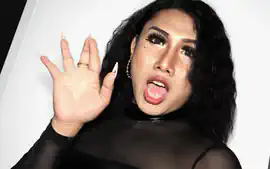 Chunky BBW Thai femboy gets a big ass shave and fuck bareback raw