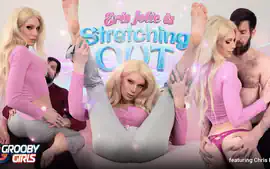 GROOBYGIRLS - Eris Jolie Streatched For A Good Fuck