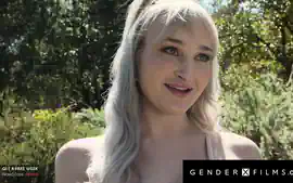 Busty Trans Blondie Gf Smashed By Bearded Hunk Bf Outdoors - Haven Rose