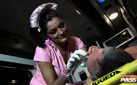 Nurse Lee Ambulance Blowjobs - Kit Kat, Kat Lee And Kit Lee