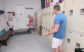Tennis Coach Catches Star Slut Playing With Her Pussy