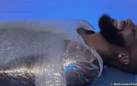 Hairy Dallas Experienced Feet Tickles While Wrapped