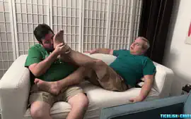 Chubby Nemo Helps His Master Matt Relax With Foot Worship